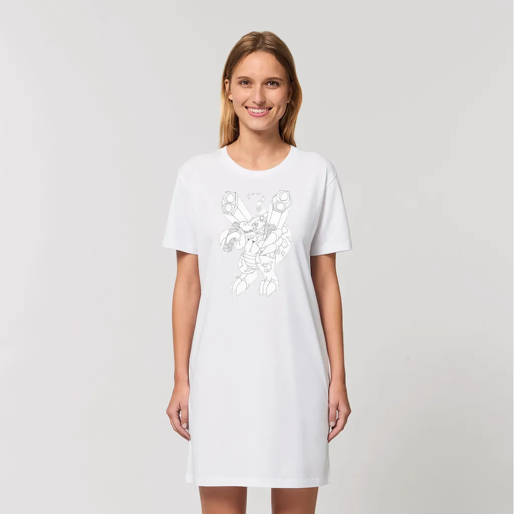 rector___sketch_by_marickbooster_d4ob9u8-fullview Organic T-Shirt Dress